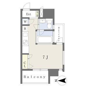 ワンルーム 間取り図