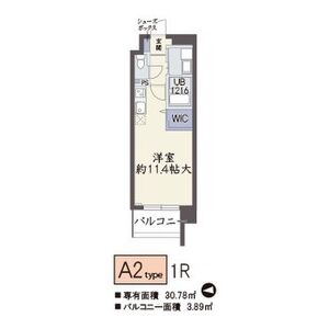 ワンルーム 間取り図