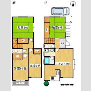 4LDK 間取り図