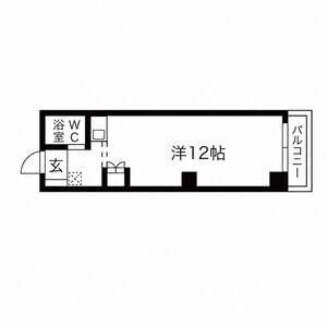 ワンルーム 間取り図