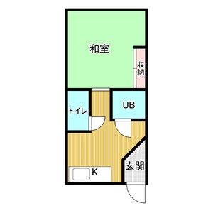 ワンルーム 間取り図