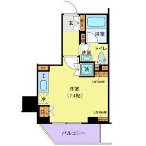 ワンルーム 間取り図