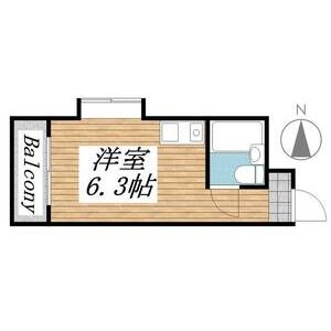 ワンルーム 間取り図