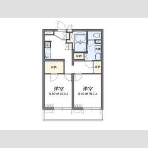 2K 間取り図