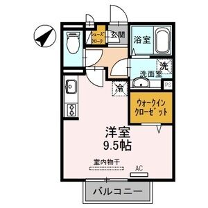 ワンルーム 間取り図