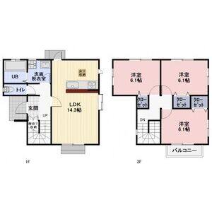 3LDK 間取り図