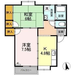 2K 間取り図