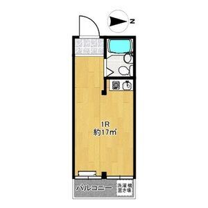 ワンルーム 間取り図