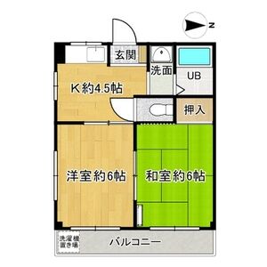 2K 間取り図