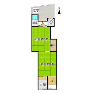 2K 間取り図