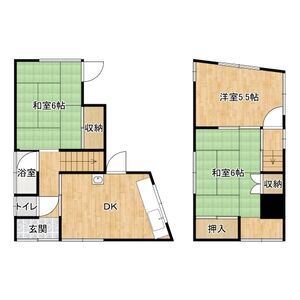 3DK 間取り図