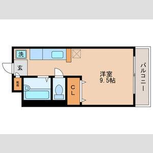 ワンルーム 間取り図