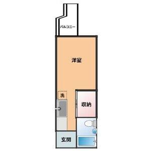 ワンルーム 間取り図