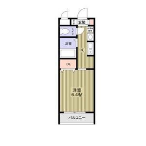 ワンルーム 間取り図