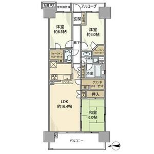3LDK 間取り図