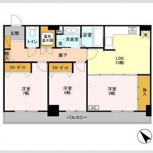 3LDK 間取り図