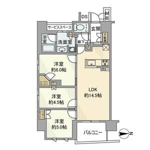 3LDK 間取り図