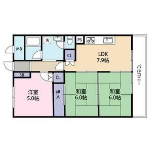 3LDK 間取り図