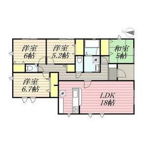 4LDK 間取り図