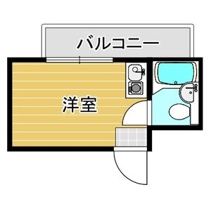ワンルーム 間取り図