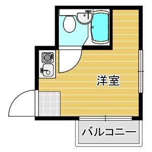 ワンルーム 間取り図