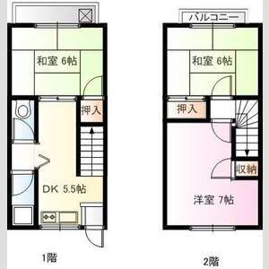 3DK 間取り図