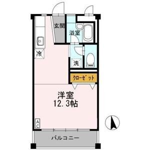 ワンルーム 間取り図