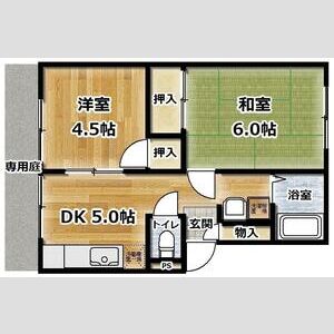 2DK 間取り図