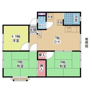 3DK 間取り図