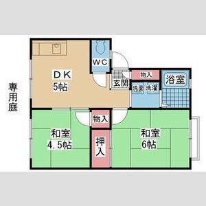 2DK 間取り図