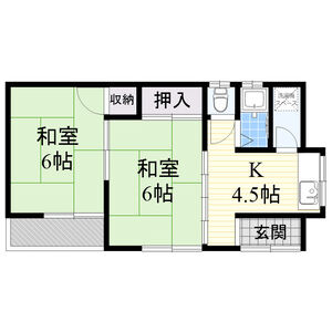 2K 間取り図