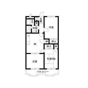 3DK 間取り図