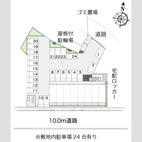 レオパレスボンジュルネ 室内写真1