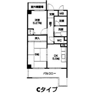 2DK 間取り図