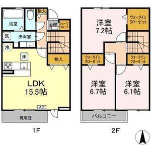 3LDK 間取り図