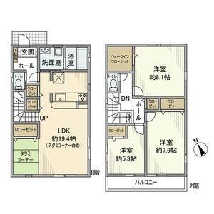 3LDK 間取り図