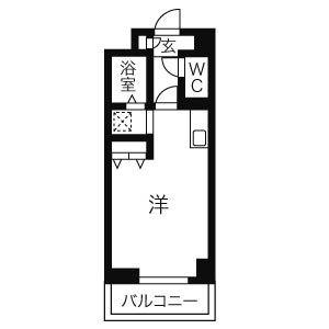 ワンルーム 間取り図