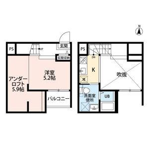 ワンルーム 間取り図
