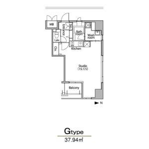 ワンルーム 間取り図