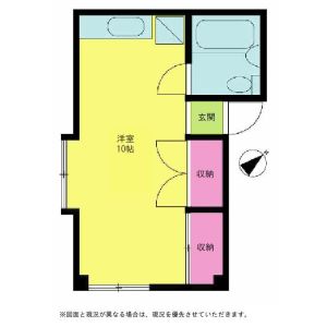 ワンルーム 間取り図