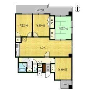 4LDK 間取り図