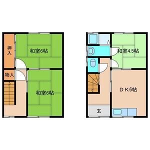 3DK 間取り図