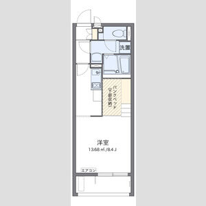 ワンルーム 間取り図