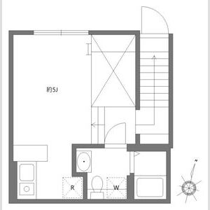 ワンルーム 間取り図