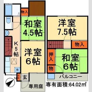 4K 間取り図