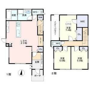 3LDK 間取り図