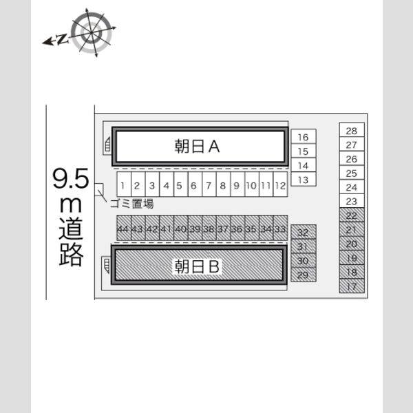 レオパレス朝日B 室内写真1