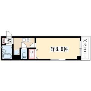 ワンルーム 間取り図
