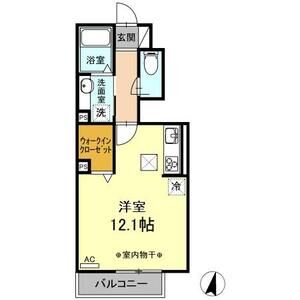 ワンルーム 間取り図