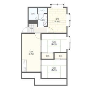 3LDK 間取り図